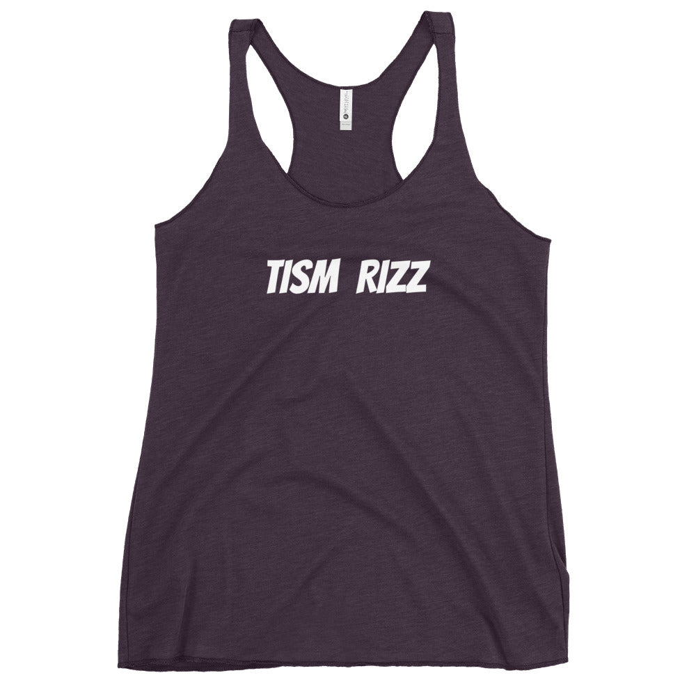 Tism Rizz - Women's Racerback Tank